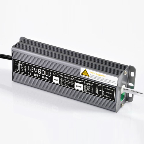 80W6.7A DC12V Constant Voltage Outdoor Waterproof IP67 Switching LED Driver Transformer Power Supply For LED Light Strips 80W6.7A DC12V Constant Voltage Outdoor Waterproof IP67 Switching LED Driver Transformer Power Supply For LED Light Strips